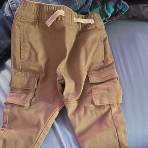 Wonder Nation Tan Casual Cargo Bottoms